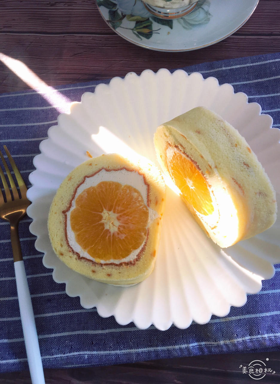 香橙蛋糕卷|㊗️心想事成