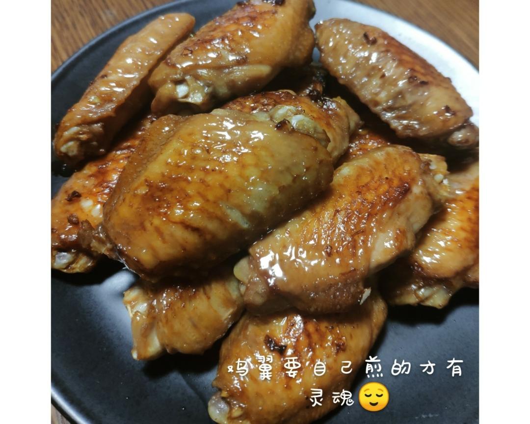 没有烤箱也能做美味蒜香蜜糖鸡翅🐓