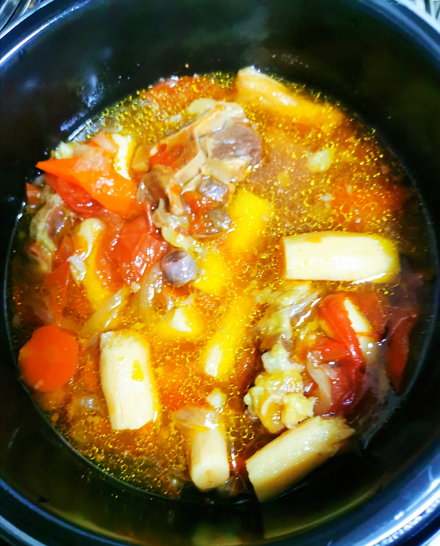 冬日滋补汤–牛尾汤(高压锅版)的做法
