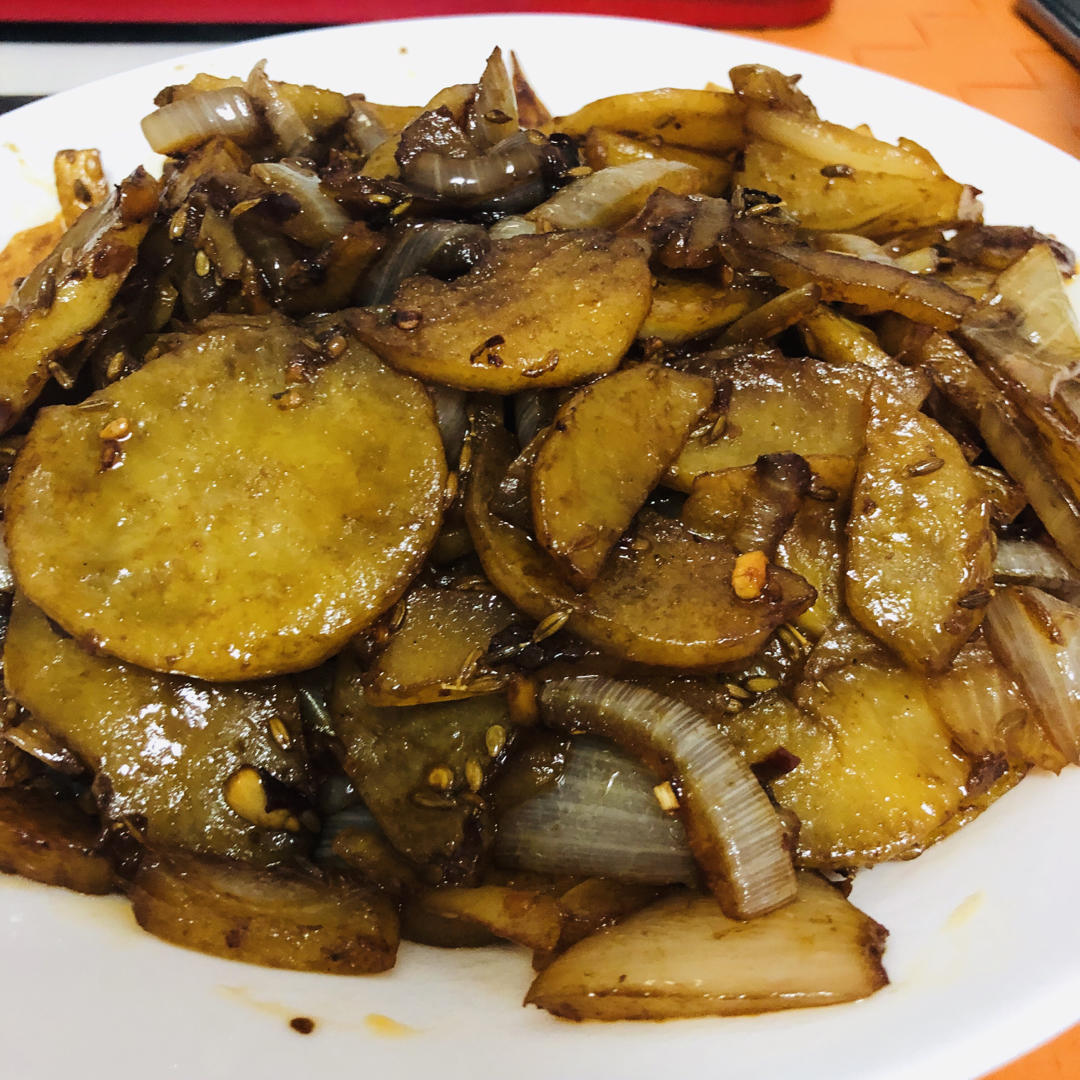 孜然洋葱土豆片