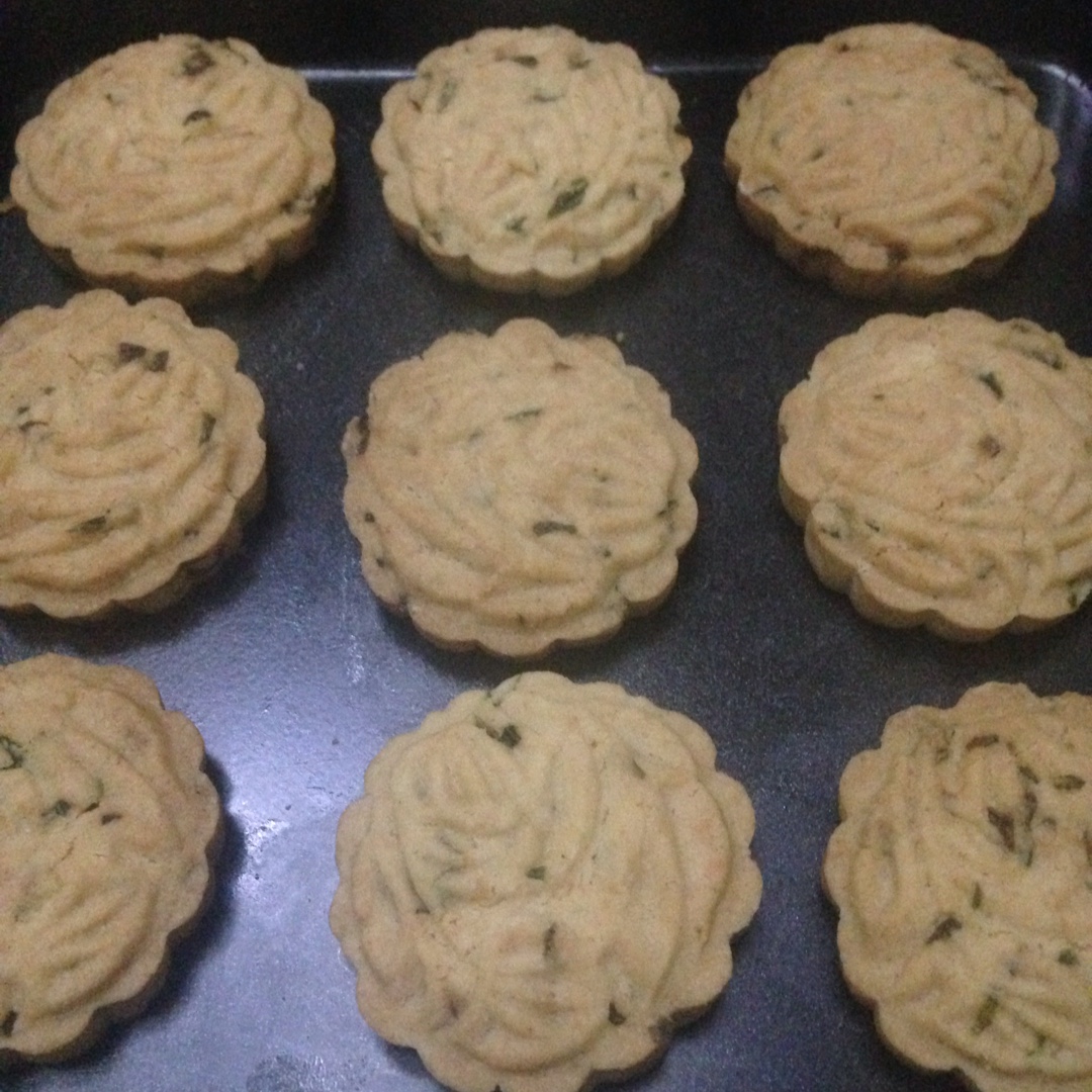 葱油桃酥【附模具防粘小贴士】