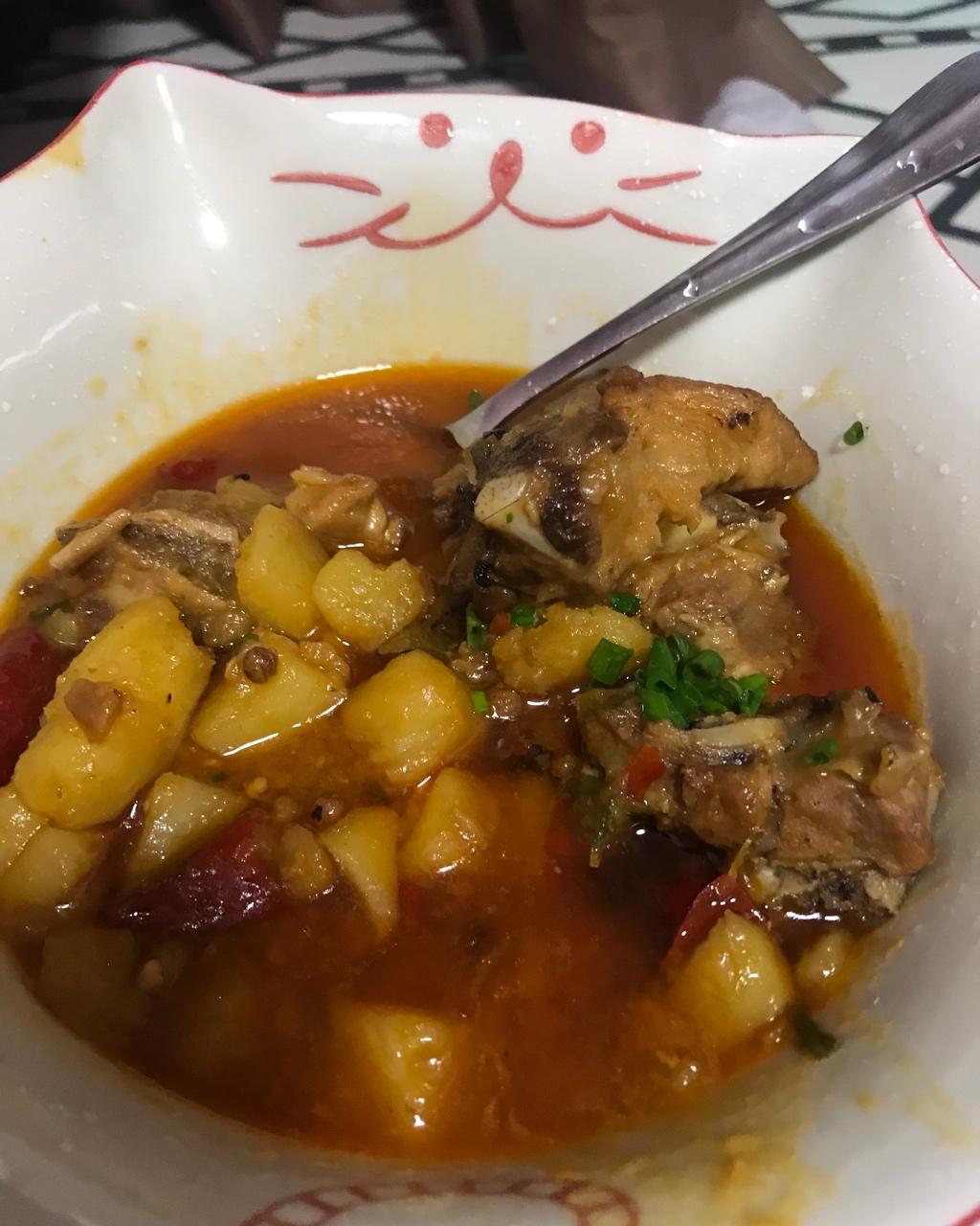 土豆炖排骨