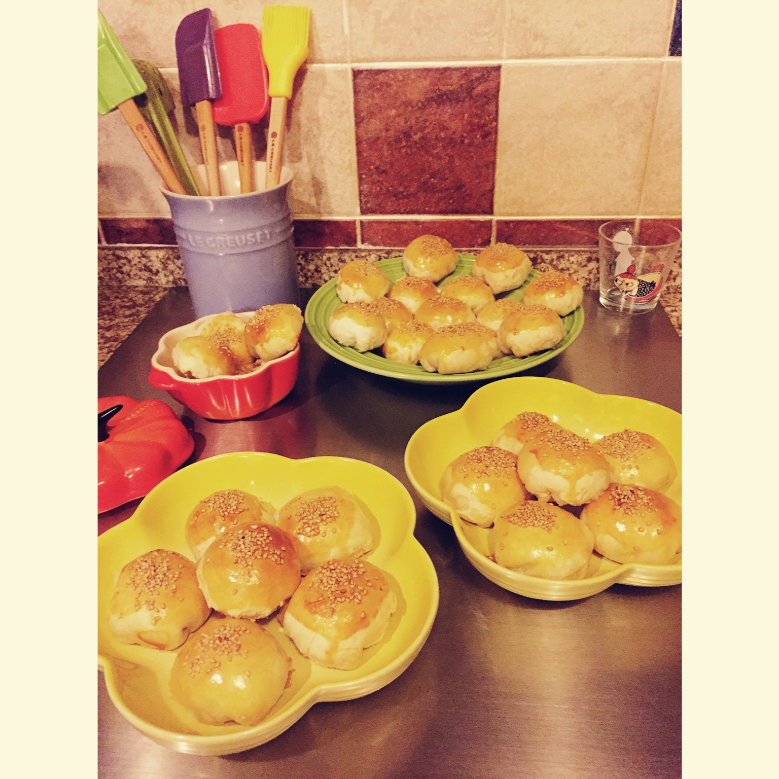 酥的掉渣的肉月饼