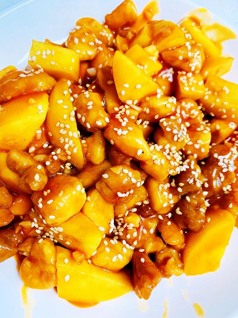 脆皮茄汁日本豆腐