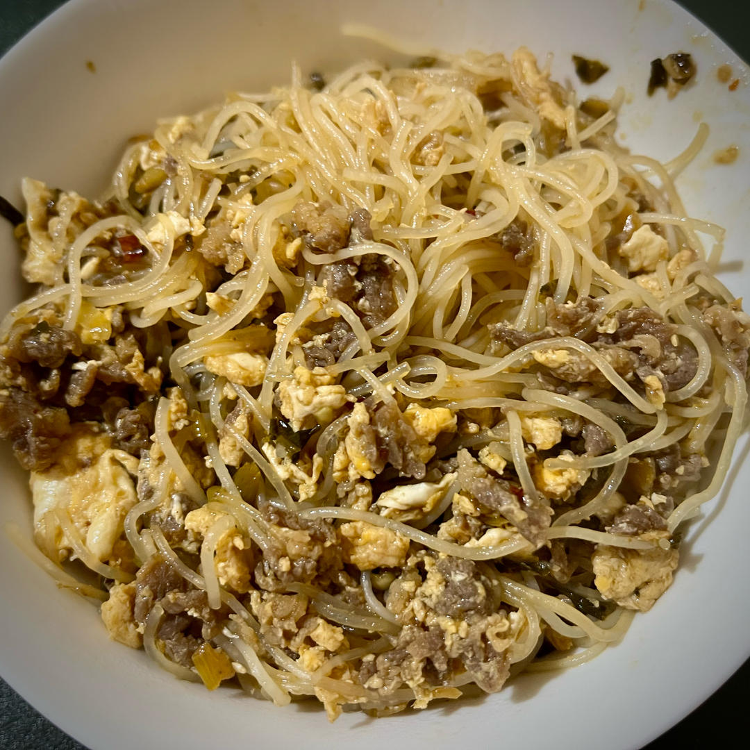 大白菜炒粉丝
