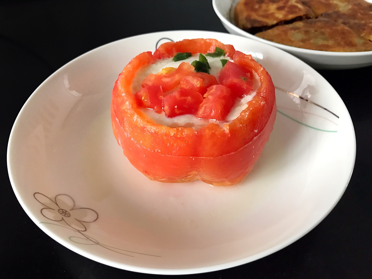 蒸番茄盅荷包蛋