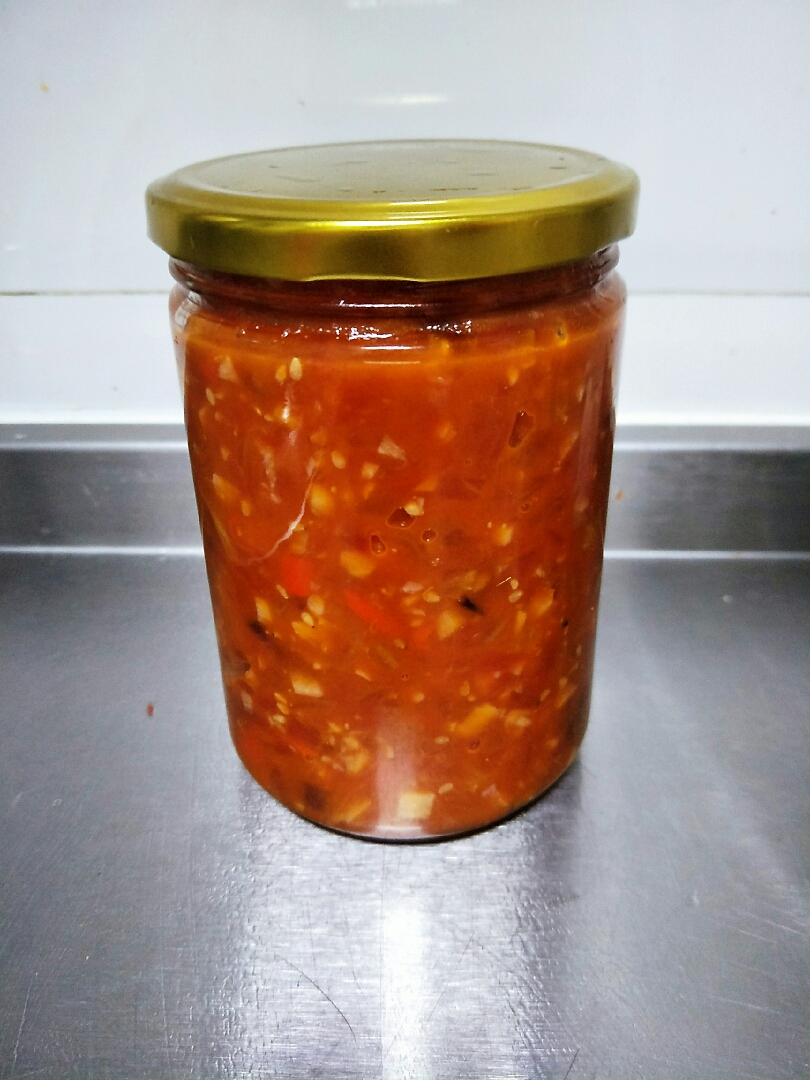 超下饭的西红柿辣椒酱的做法