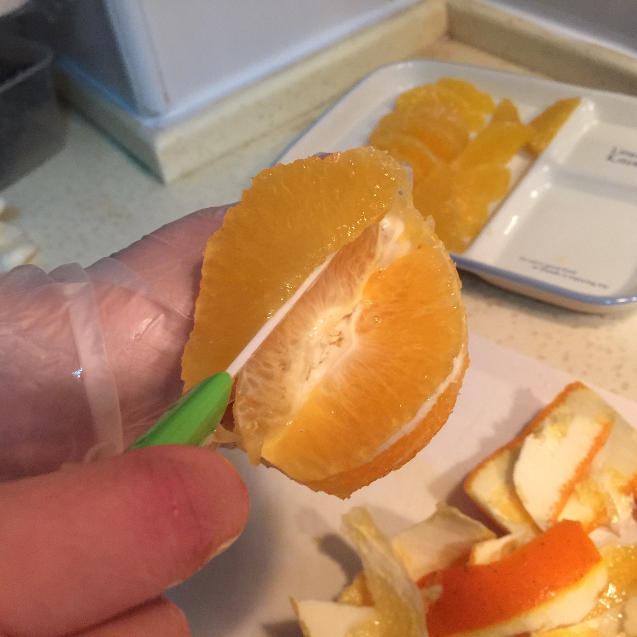 橙子的炫技吃法-巧取橙肉技能帖的做法 步骤10