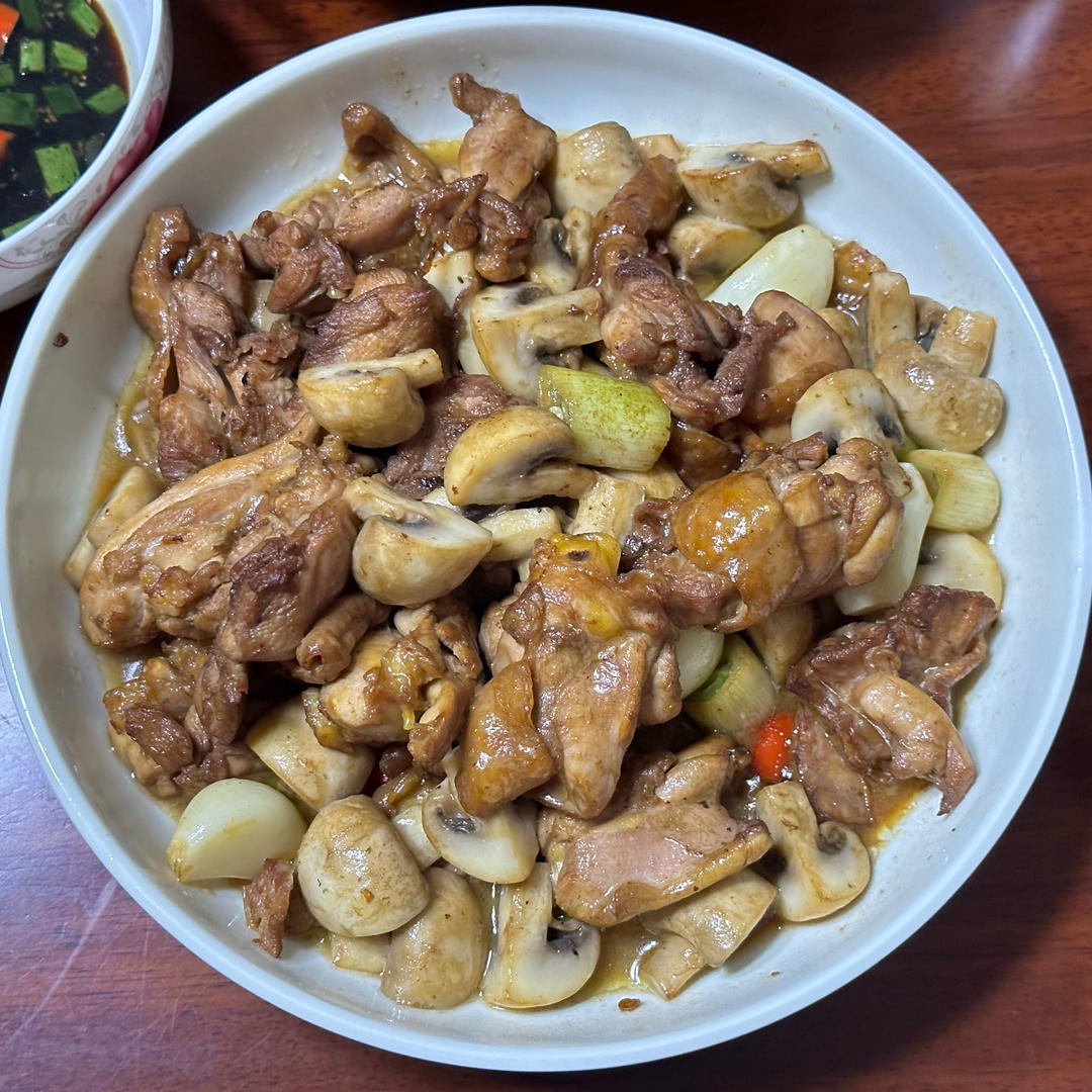 口蘑鸡胸肉