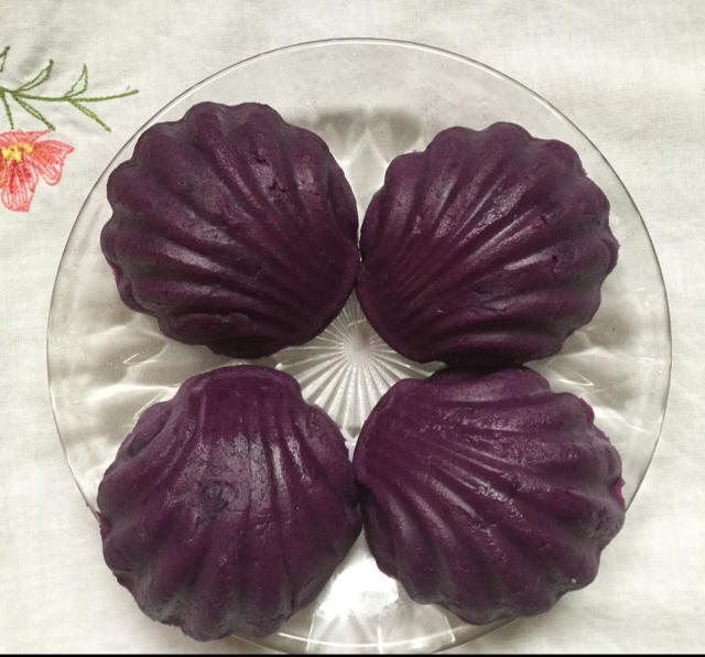 紫薯红豆糕