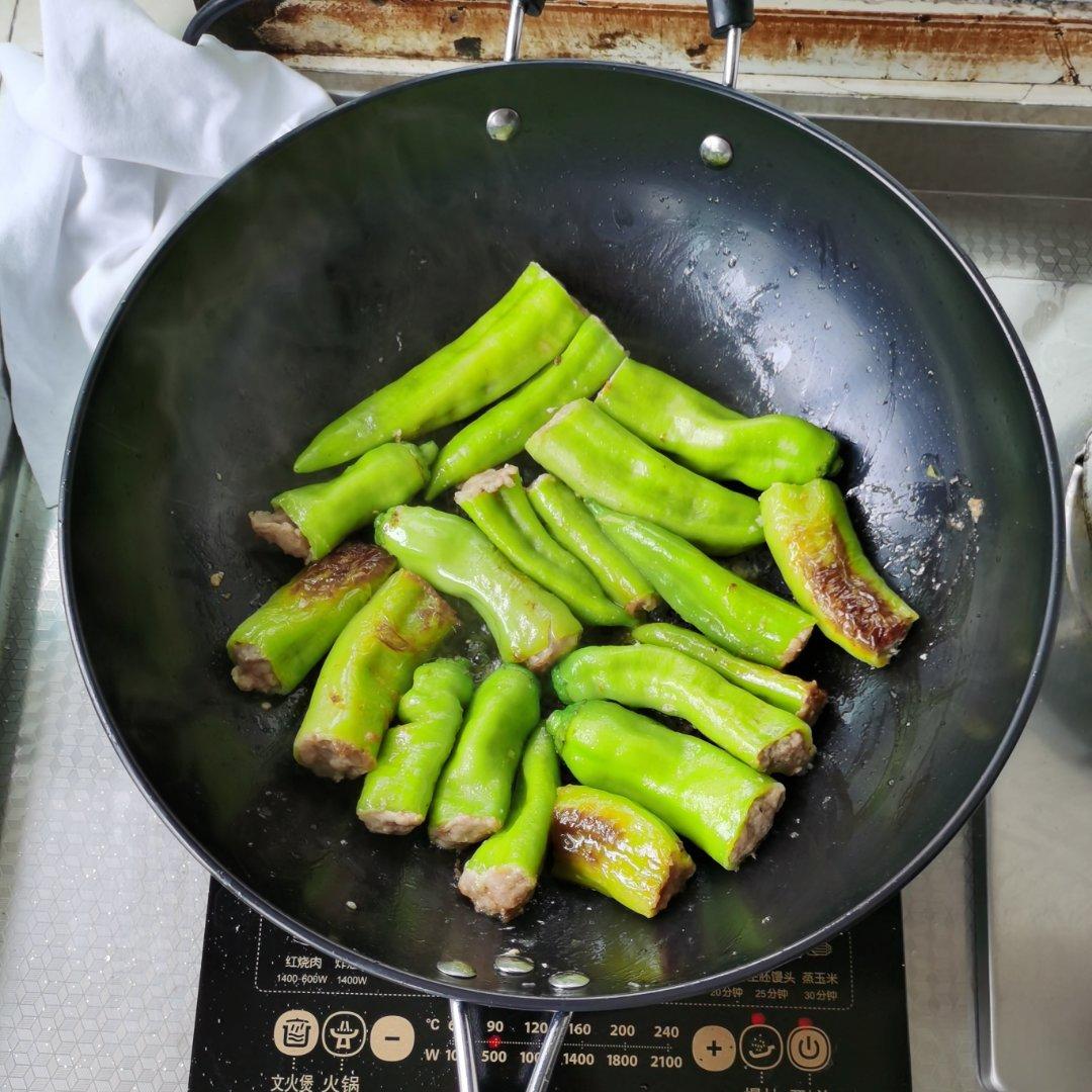 油焖尖椒（肉馅）