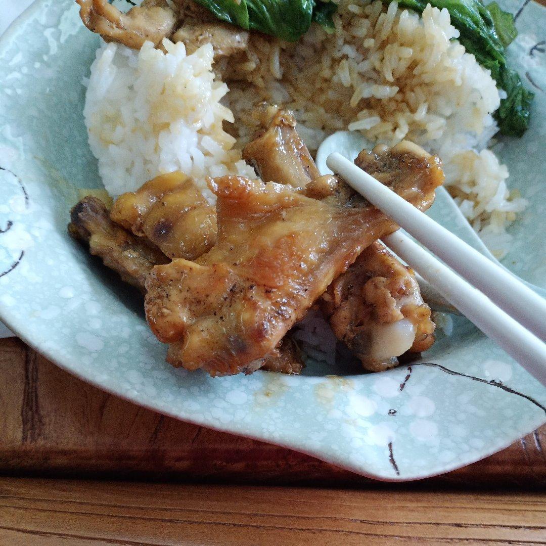 照烧鸡腿饭