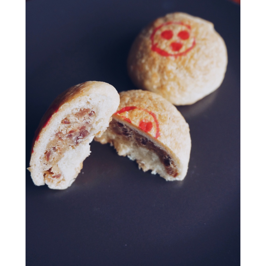 滇式玫瑰云腿月饼