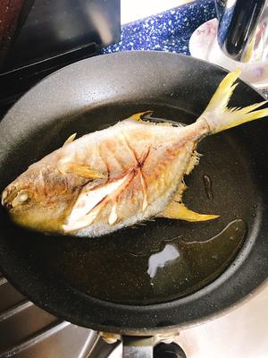 简单好吃红烧金鲳鱼的做法 步骤4