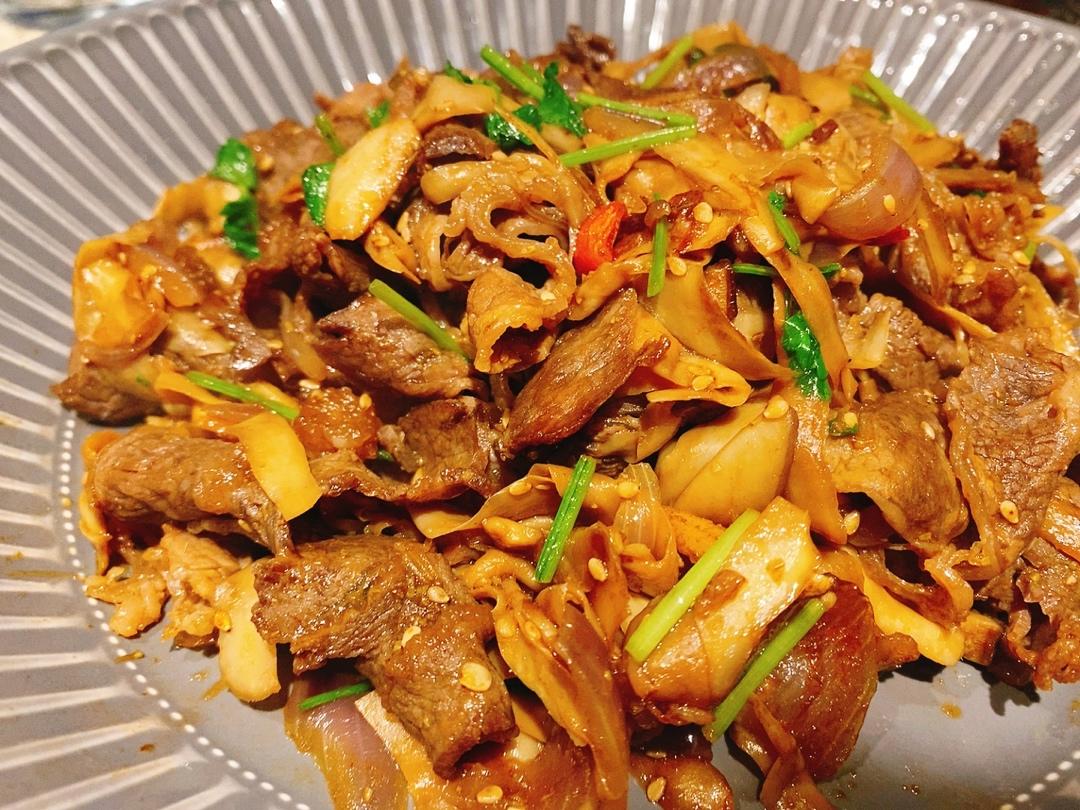 兔牙牙牙牙做的孜然杏鲍菇肥牛卷