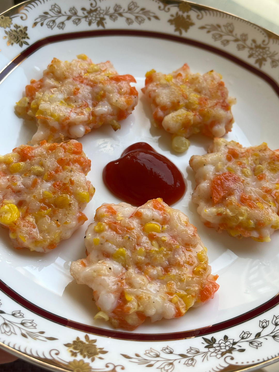 家常菜香煎虾饼