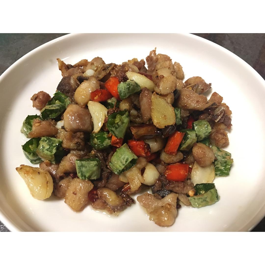 老丁的私房菜-尖椒鸡