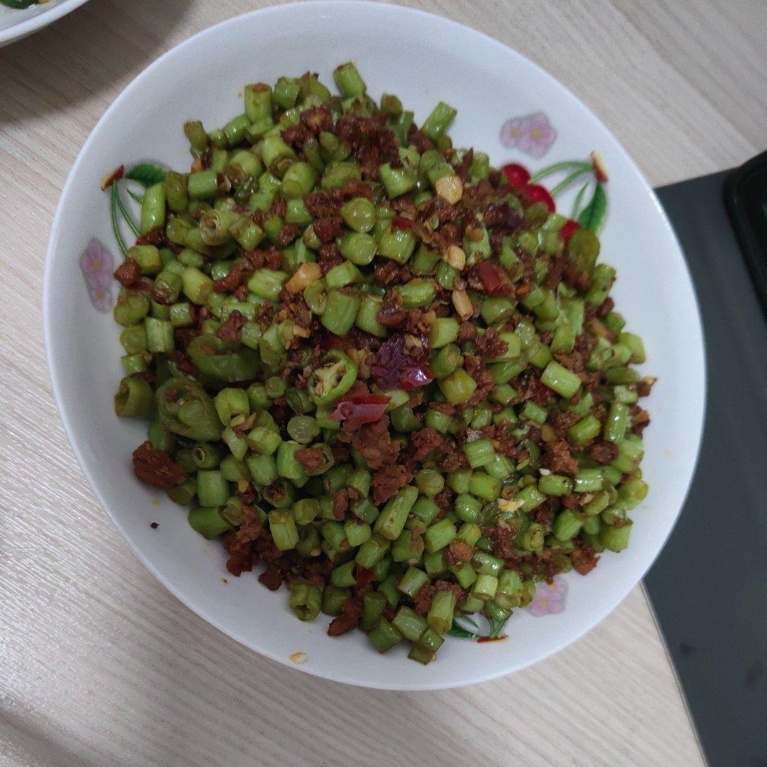 下饭菜:肉沫豆角