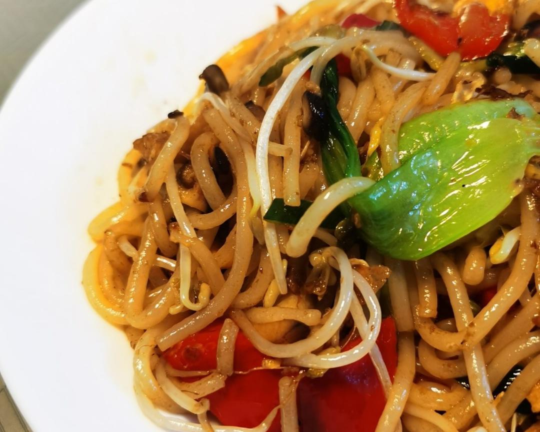 鸡蛋炒米粉的做法