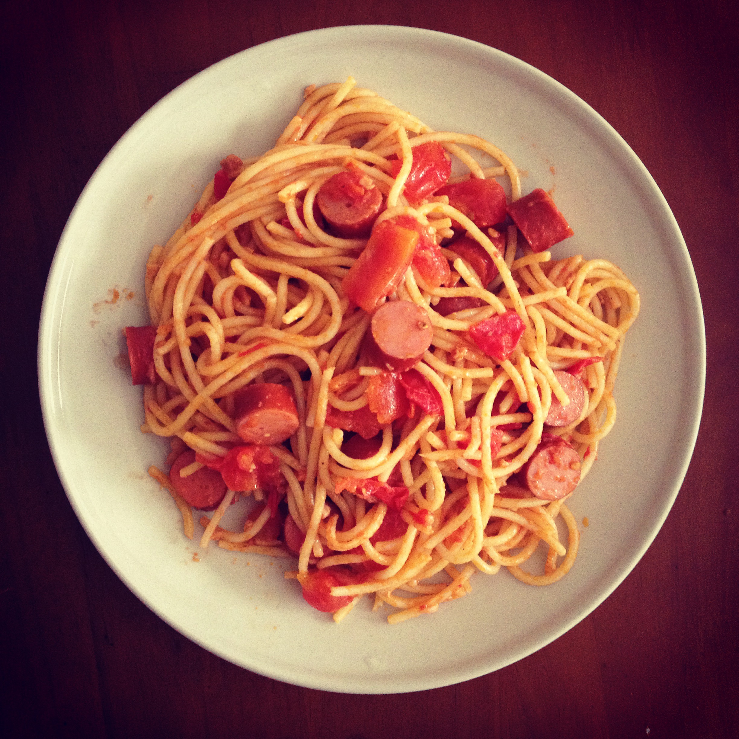 番茄肉酱意大利面