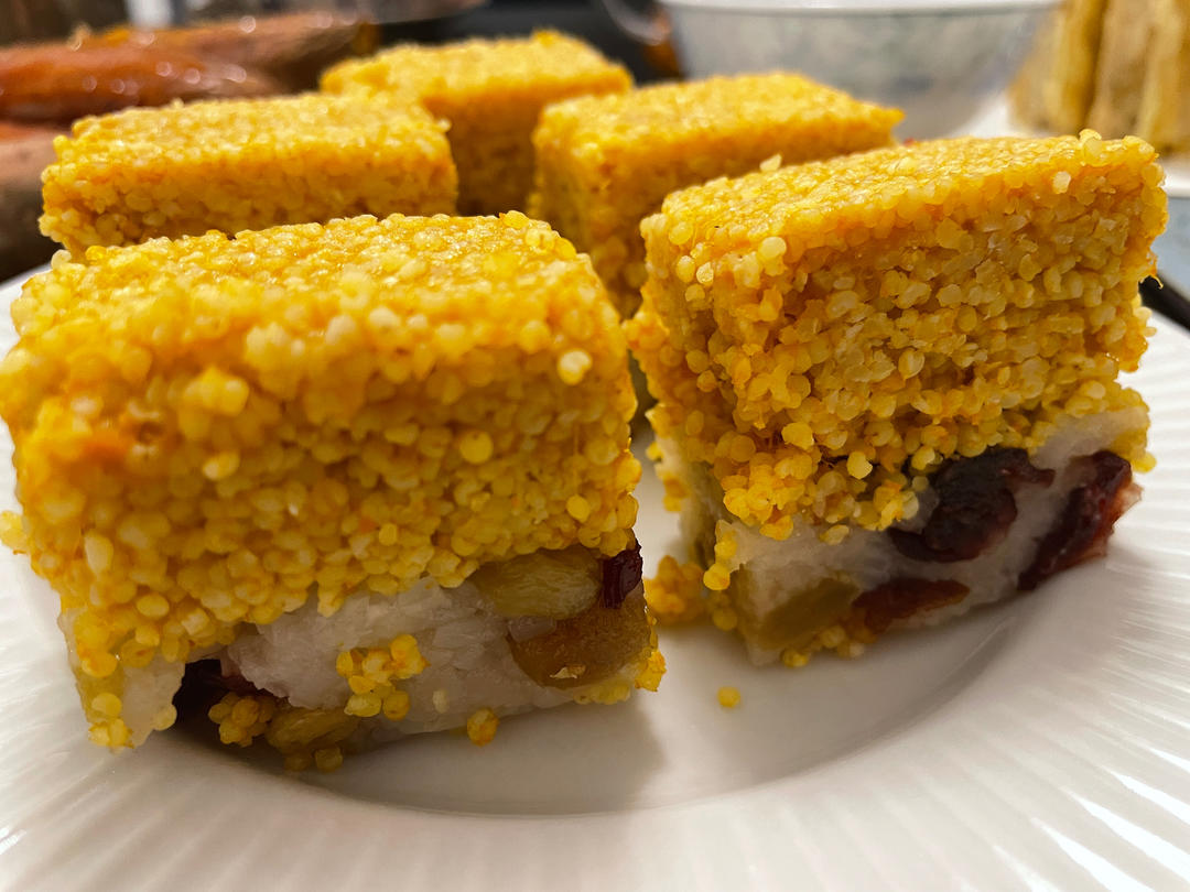 黄米凉糕                               （家庭制作版）