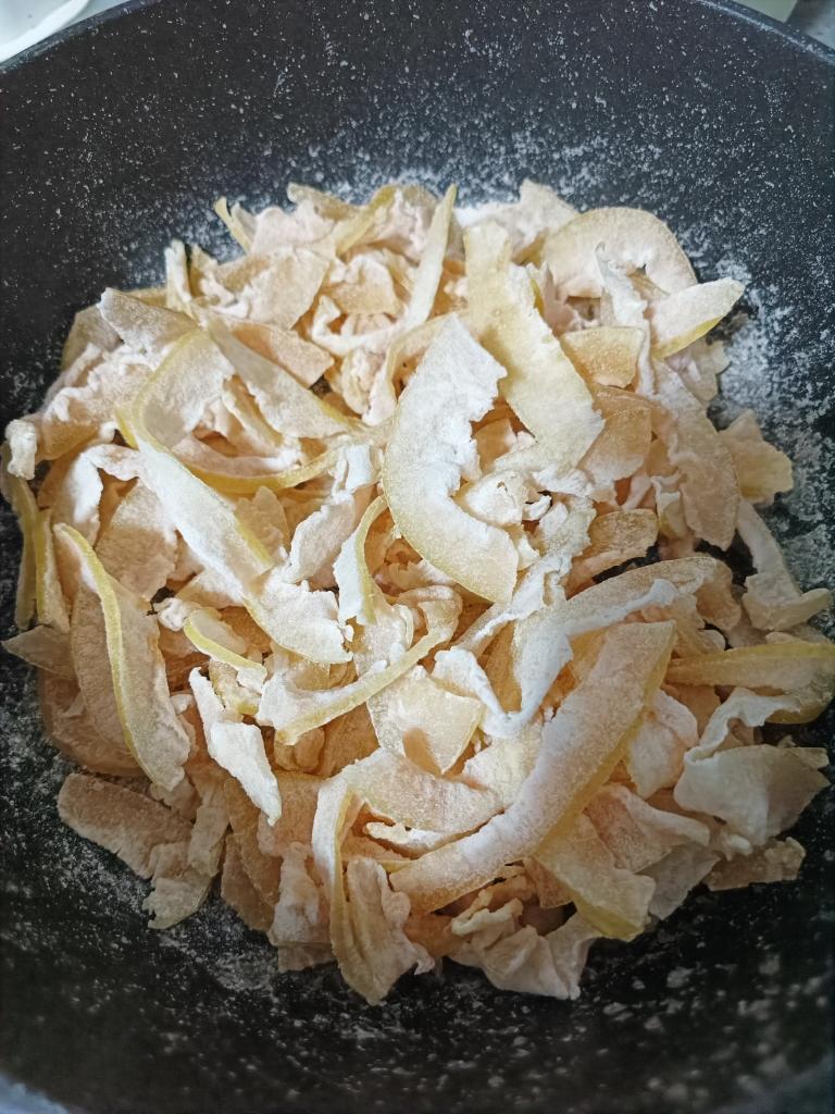 炒柚子皮糖