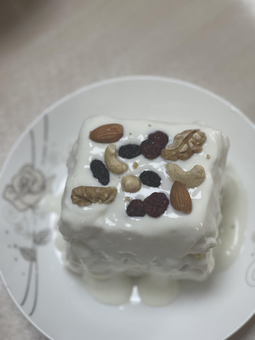 不用打发蛋白的紫薯泥蛋糕