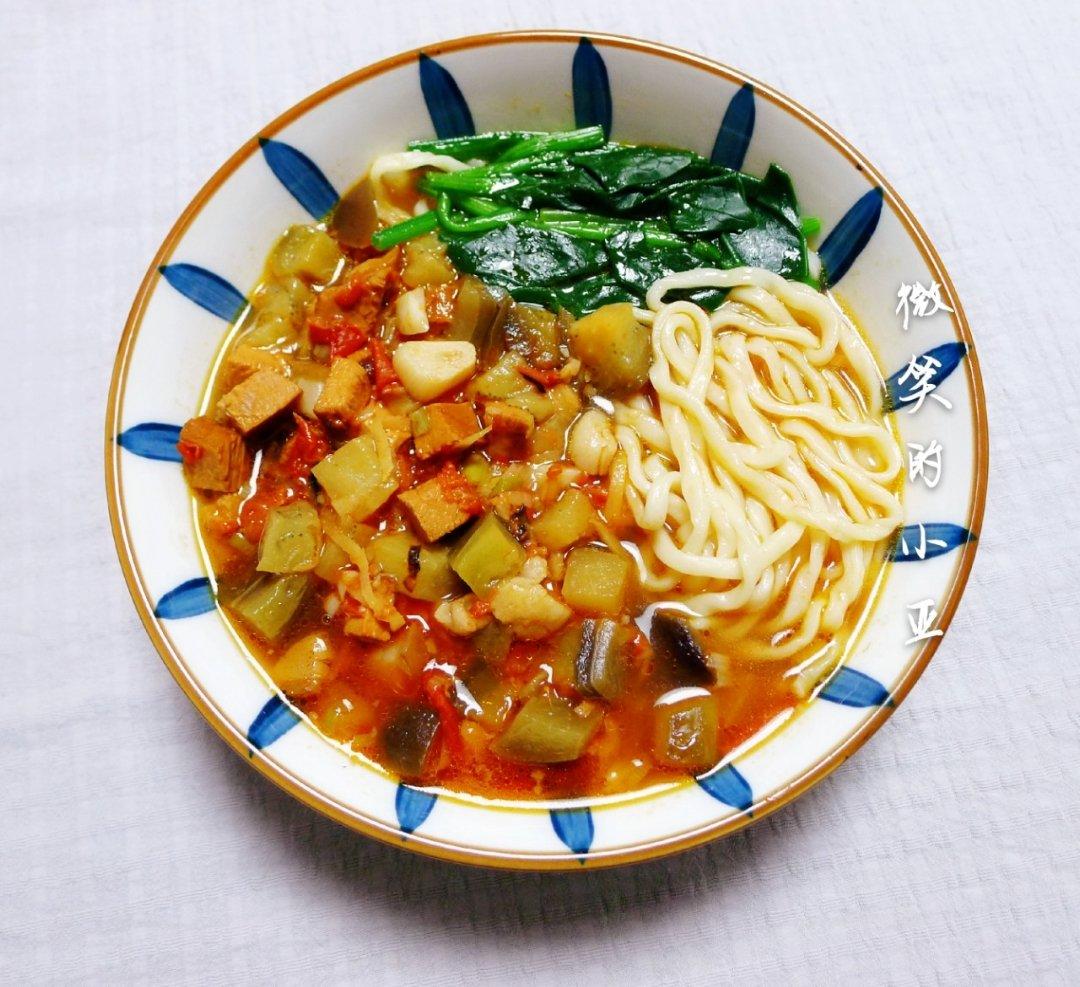 豆角肉丁打卤面