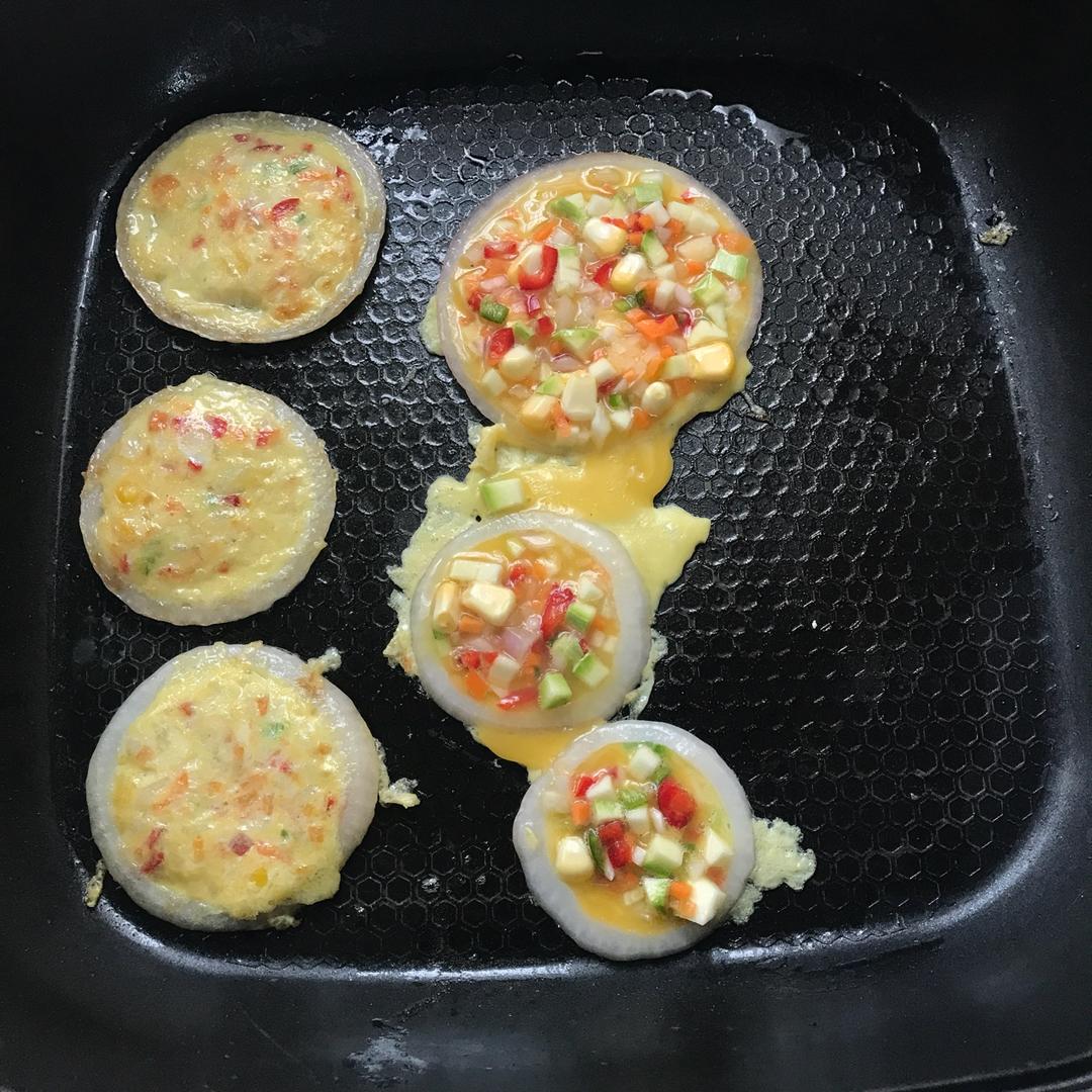 洋葱圈蛋饼