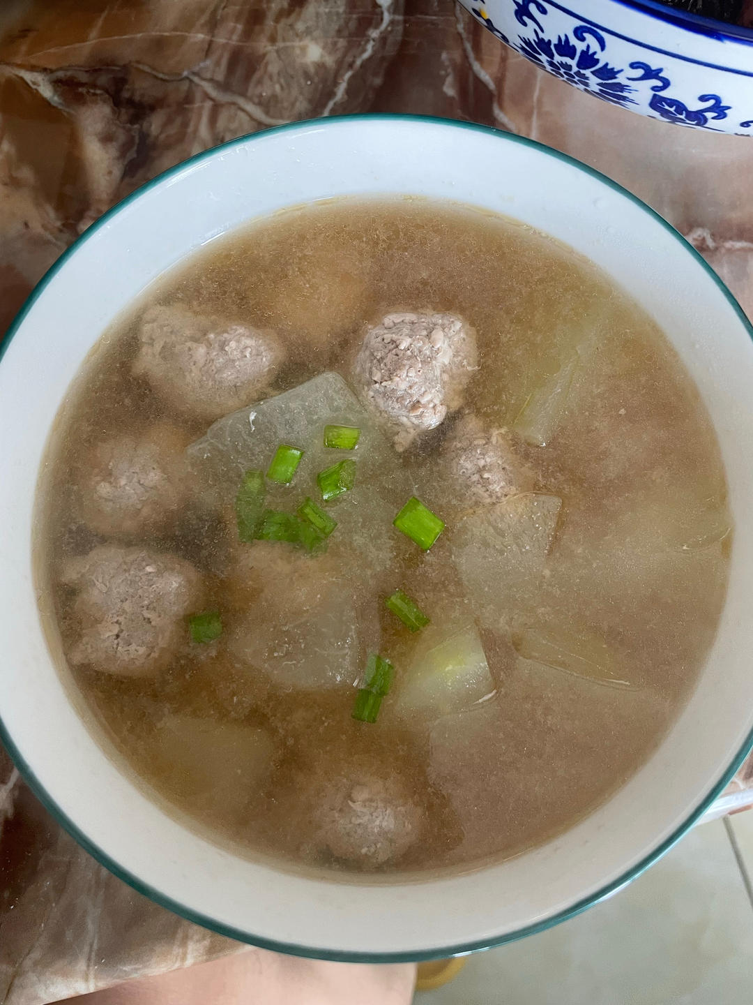 巨鲜美的冬瓜丸子汤