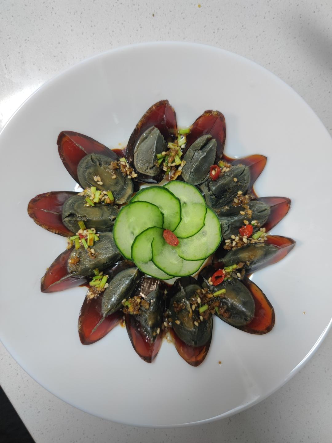 黄瓜花式摆盘--你若盛开蝶自来