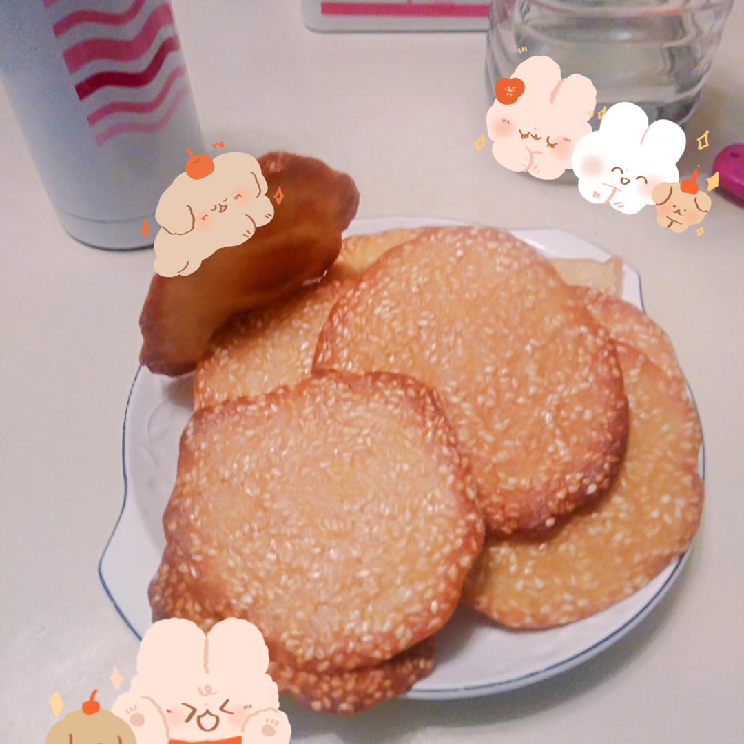 蛋白芝麻薄脆饼—消耗蛋白最好的方法