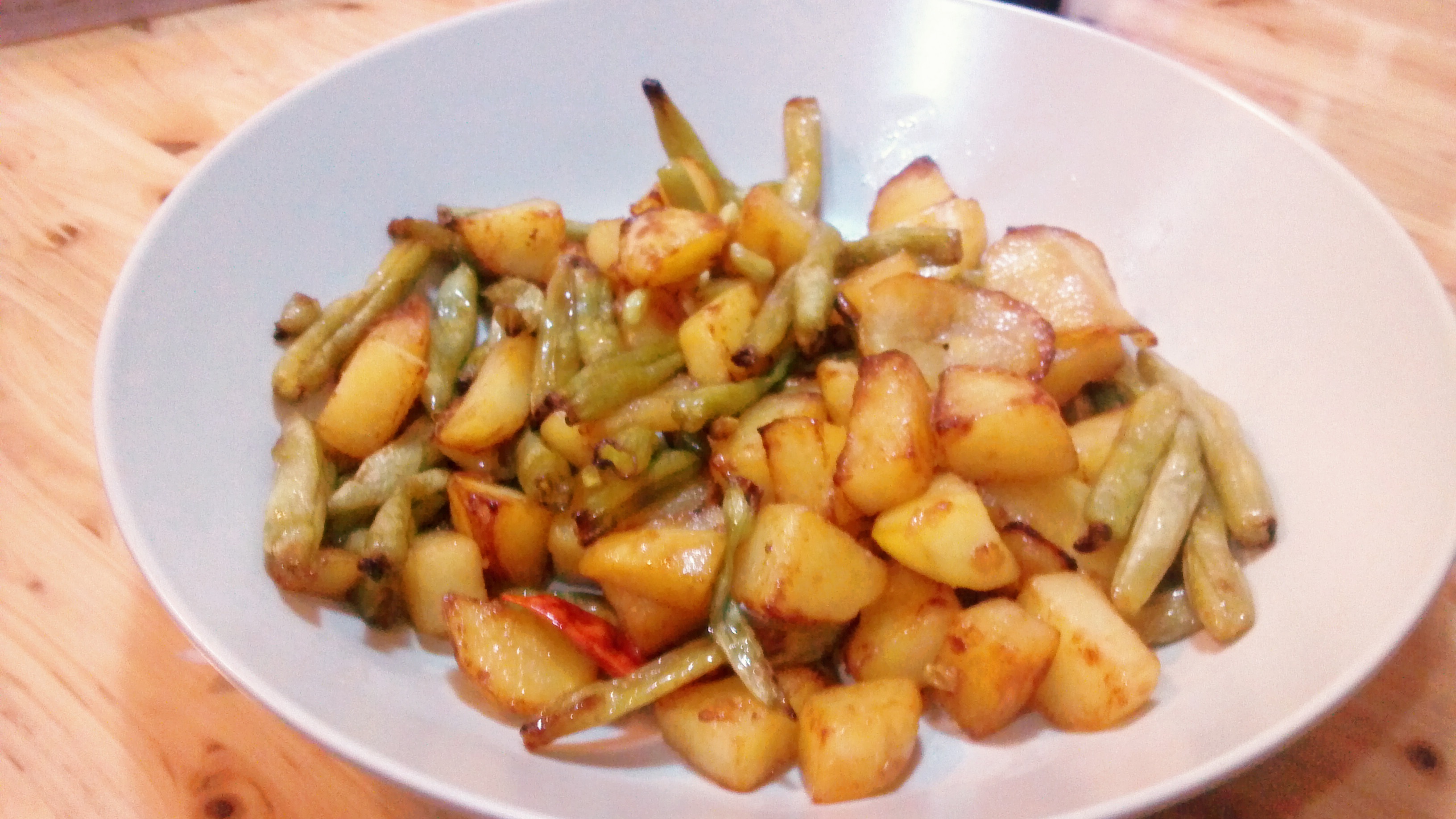 干煸土豆四季豆