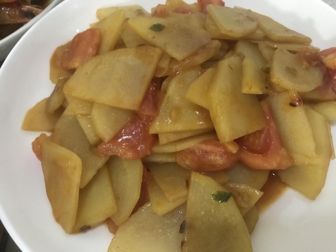西红柿炒土豆