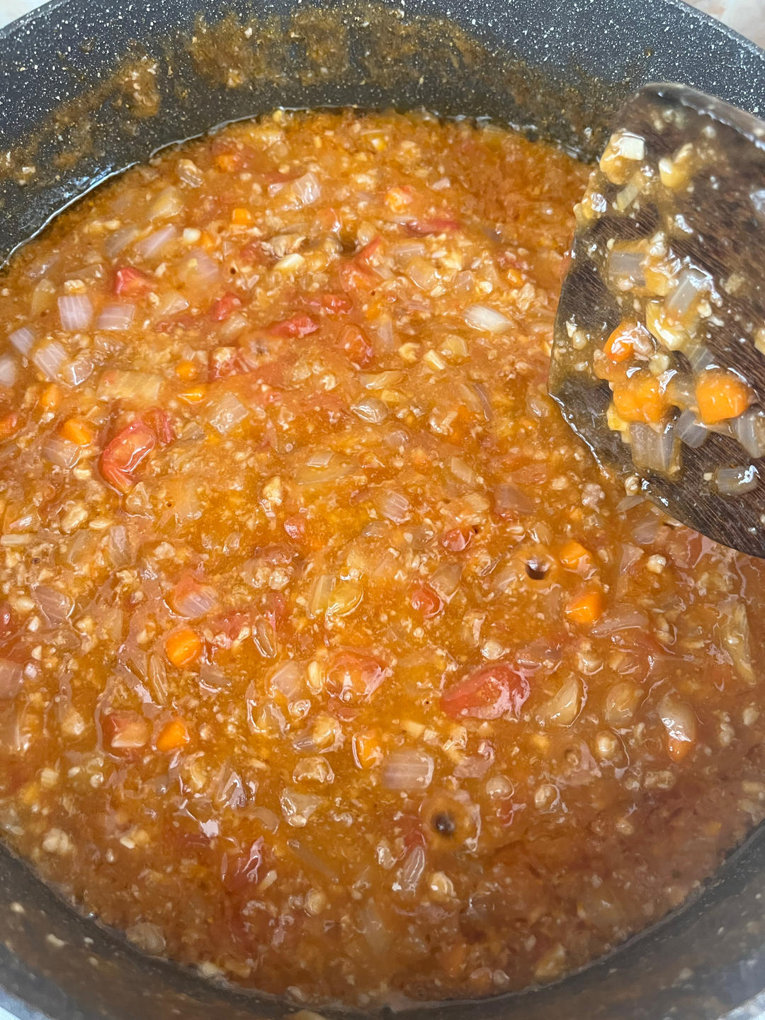 💕经典的番茄肉酱面🍅宝宝连吃两碗都不够❗️