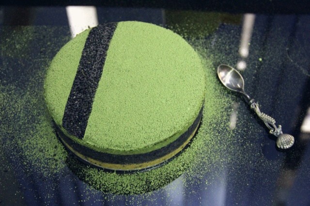 和风抹茶黑芝麻乳酪蛋糕