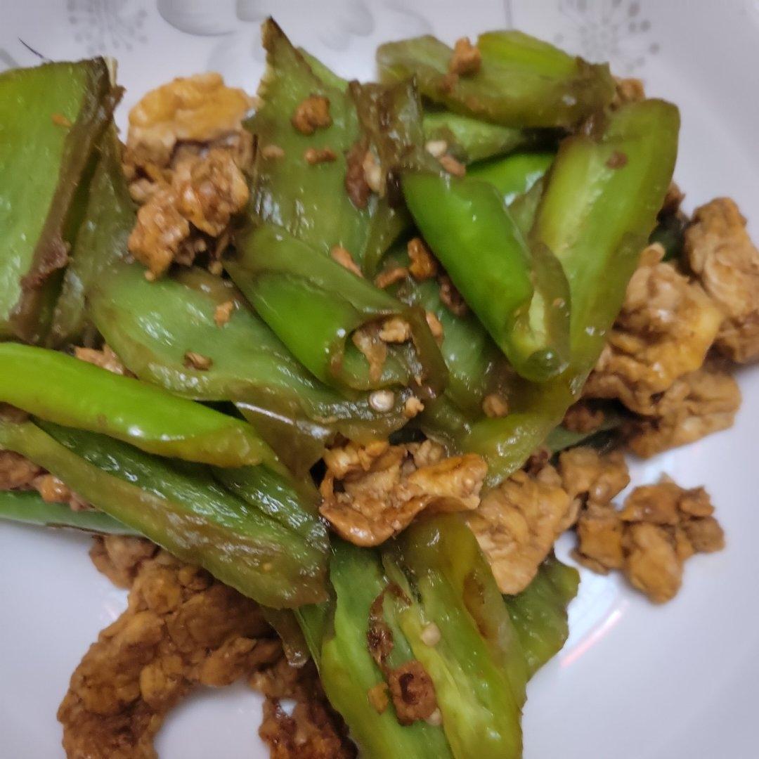 青椒炒鸡蛋(原图，从不修图)