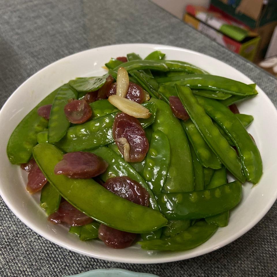腊味荷兰豆
