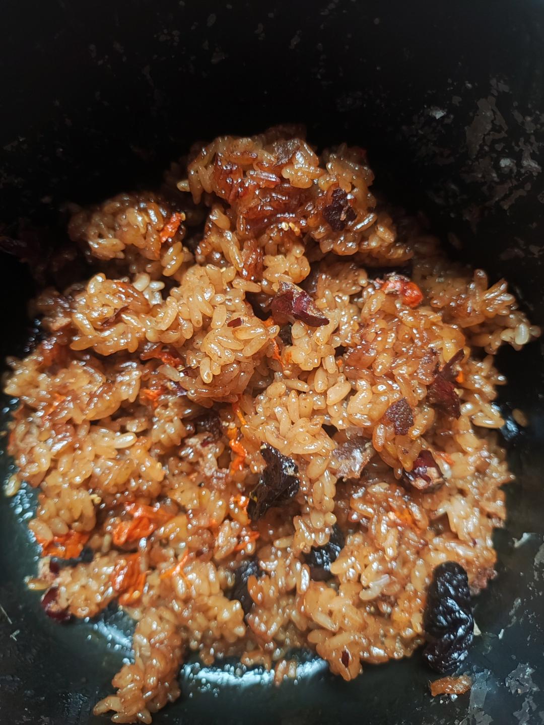 甜甜的红糖糯米饭