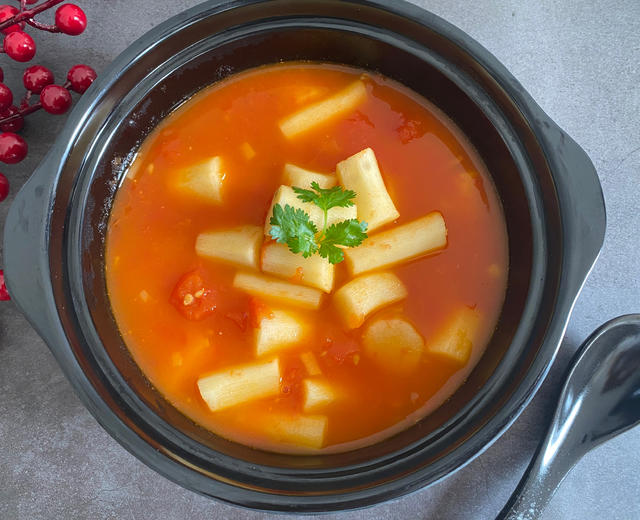 番茄山药浓汤的做法