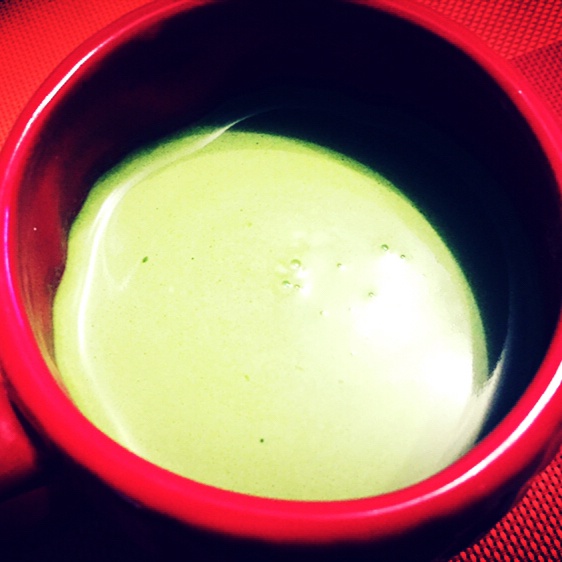 成熟口味抹茶拿铁