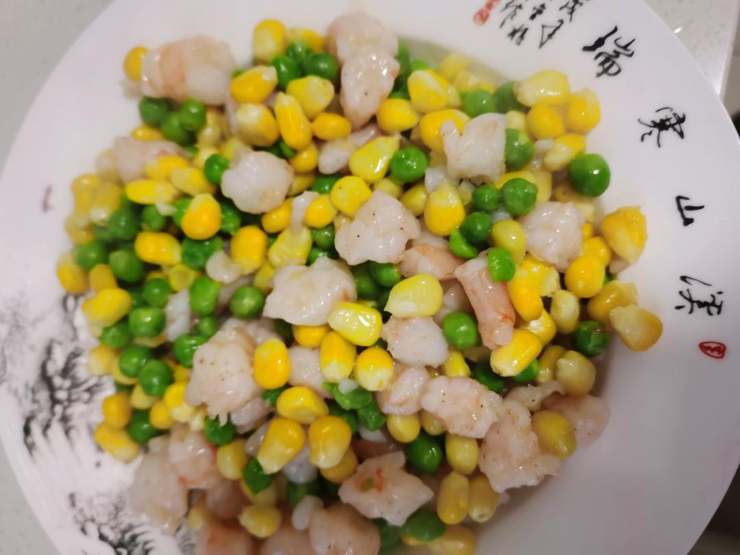 时蔬玉米虾仁