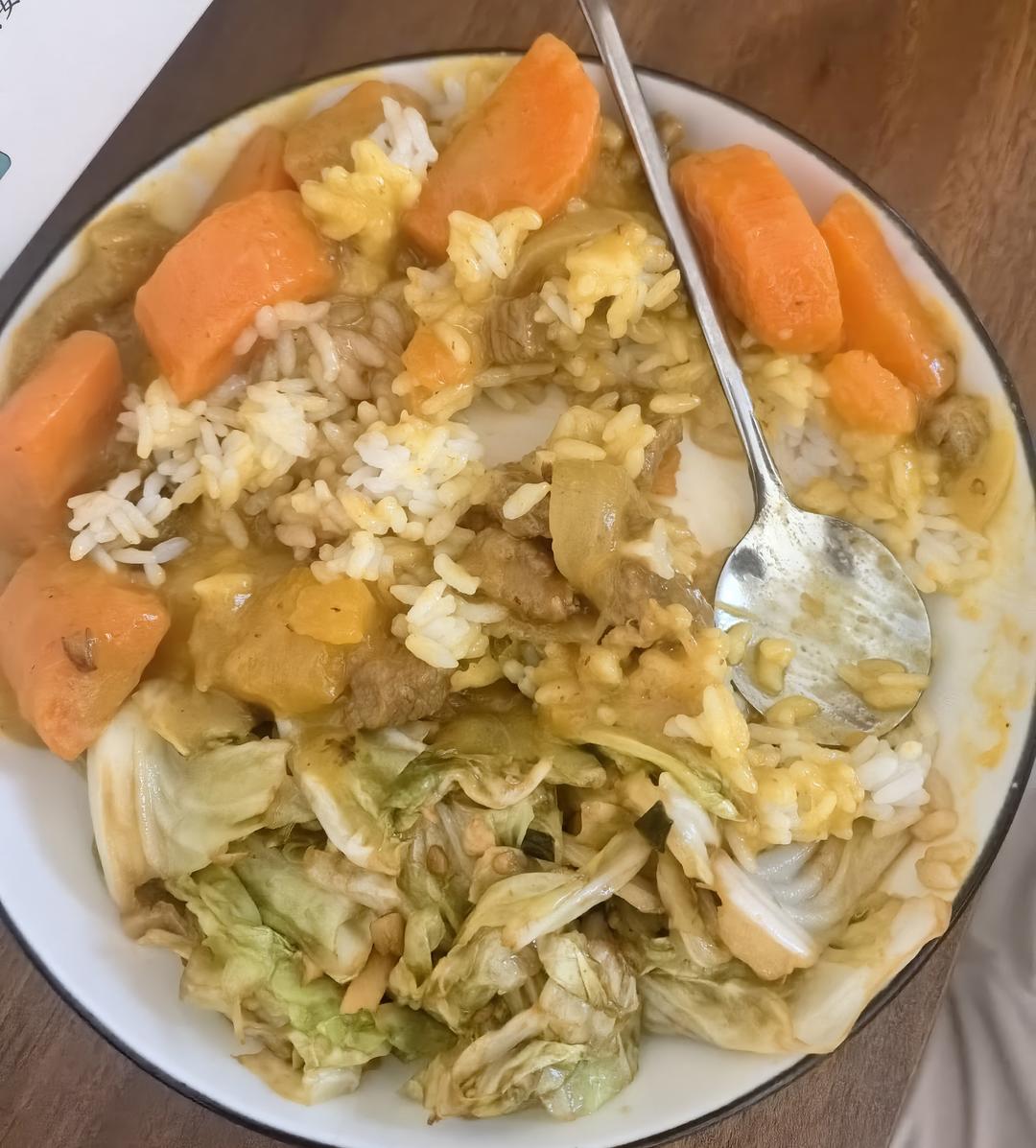 超简单—咖喱牛肉饭