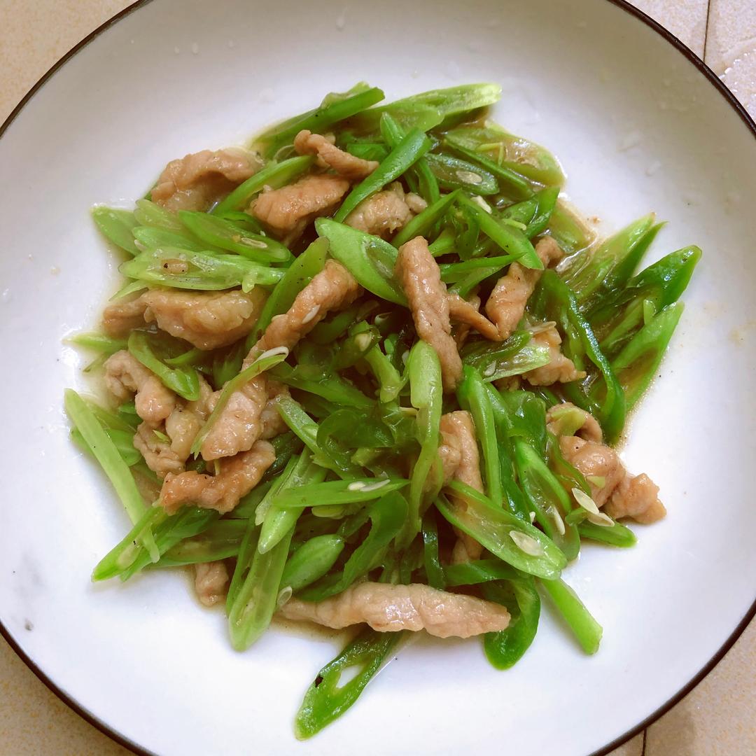 四季豆炒肉的做法