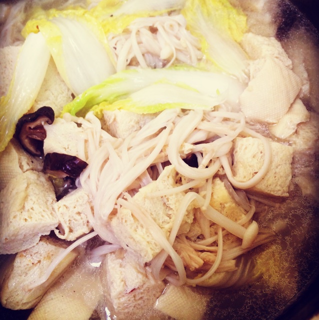 冻豆腐白菜汤