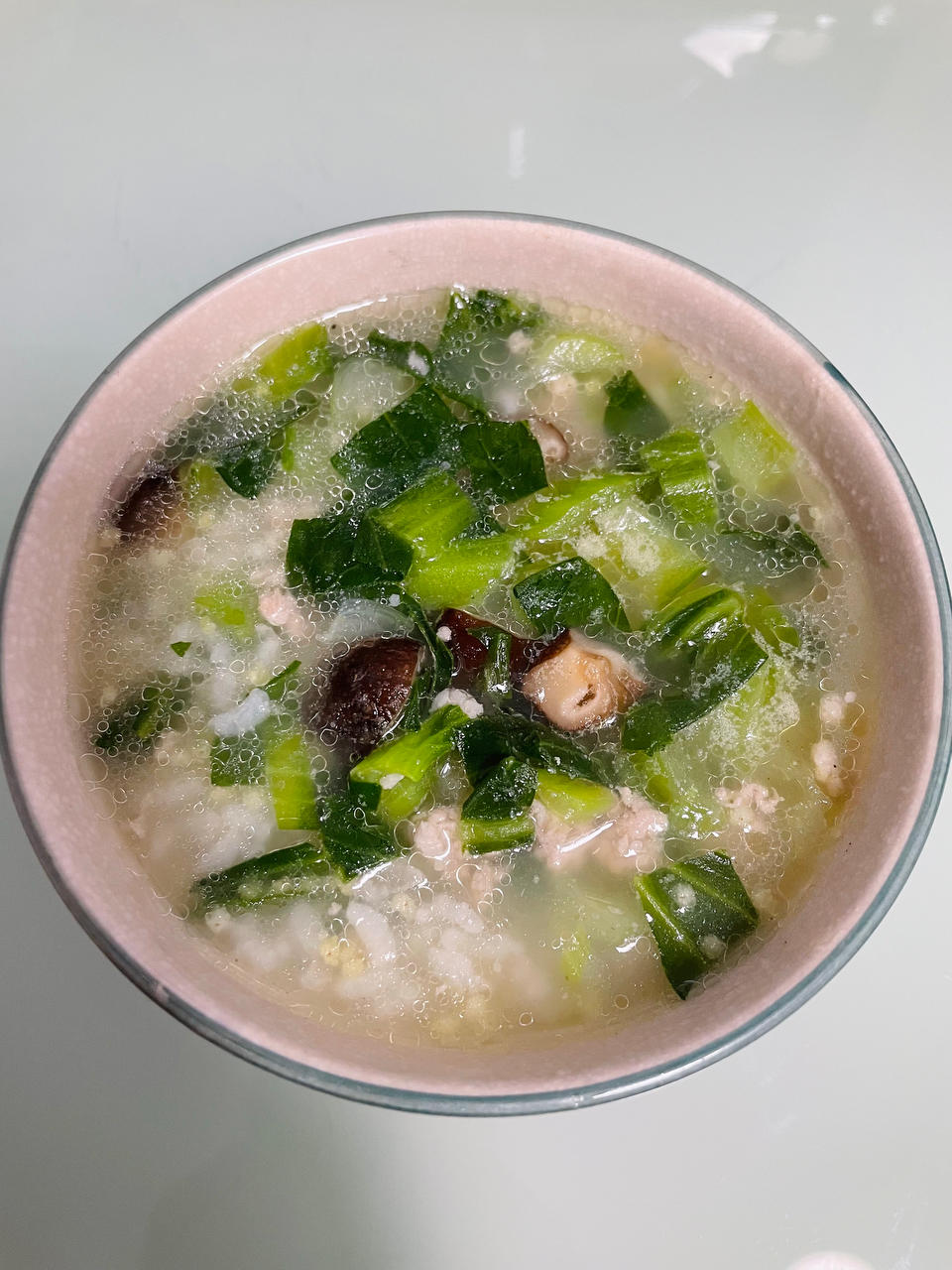 香菇青菜粥（砂锅粥）