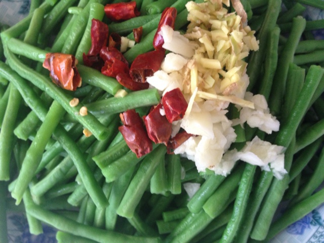 蒜泥豇豆