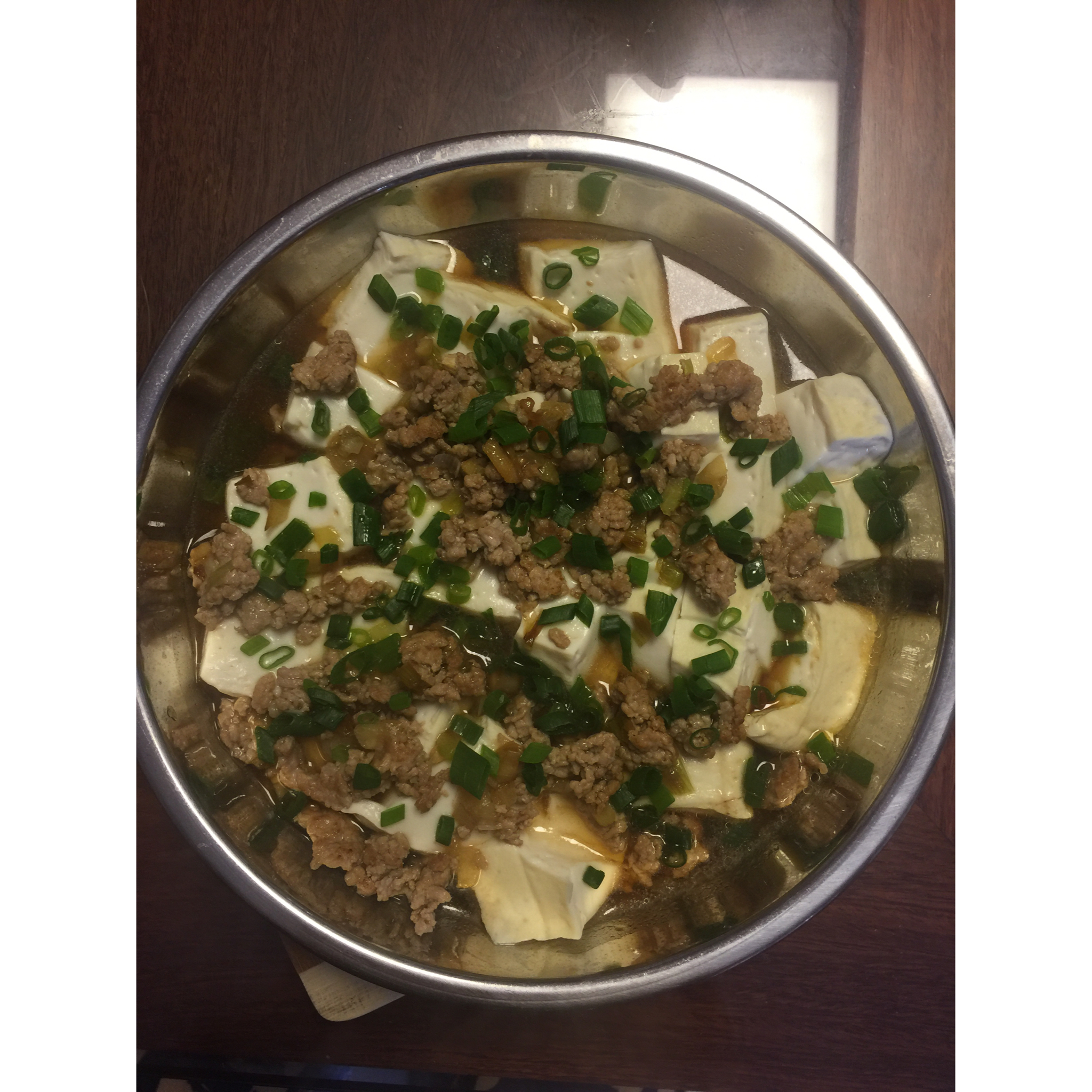肉末蒸豆腐
