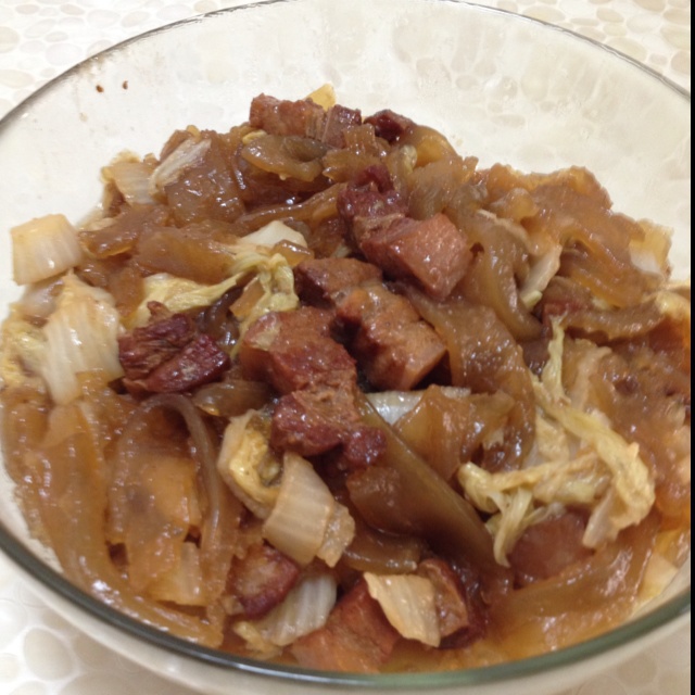 猪肉白菜炖粉条子