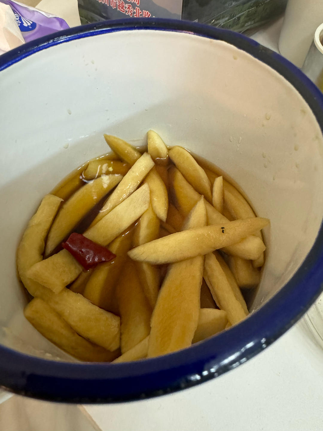 酸辣爽口泡萝卜片（即食）